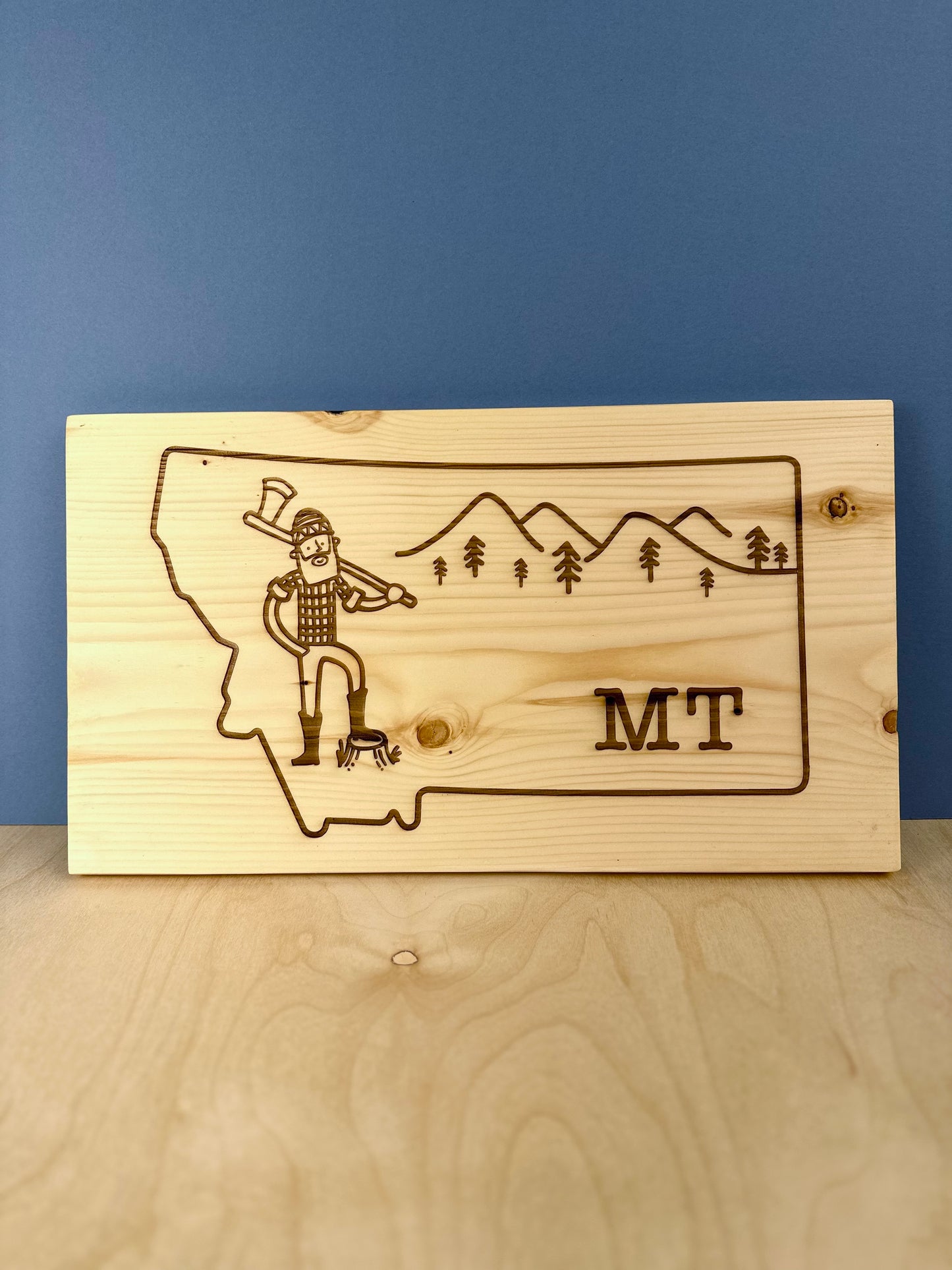 MT Lumberjack Sign