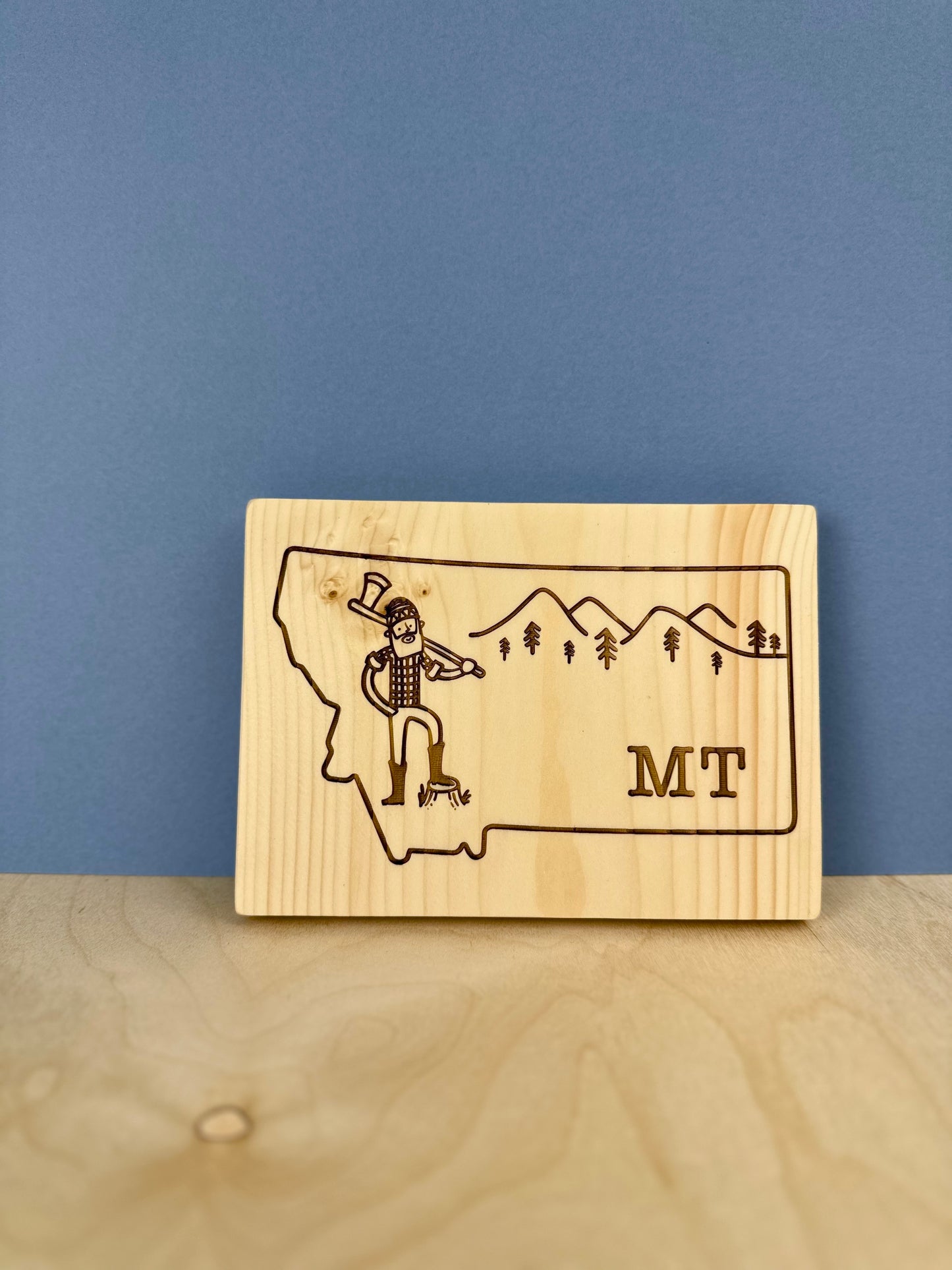MT Lumberjack Sign