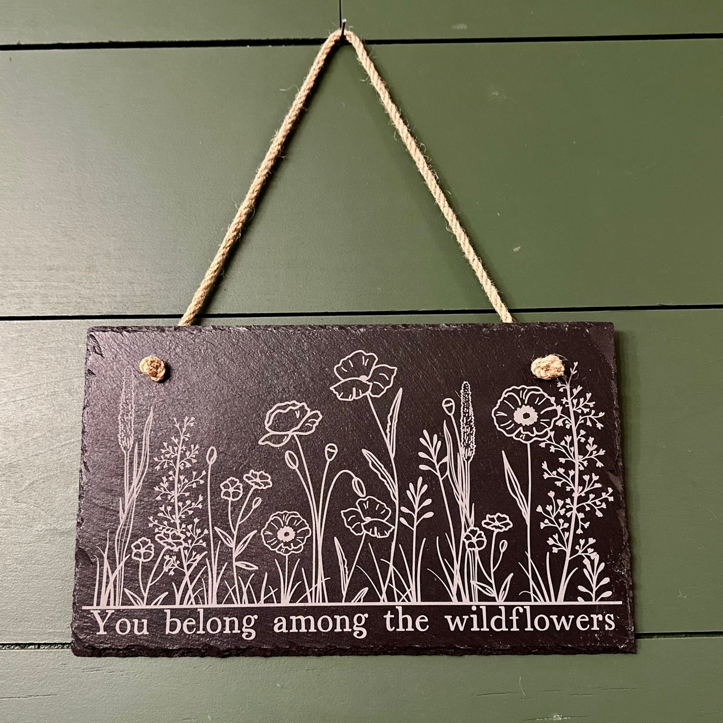 Slate Large Rectangle Signs