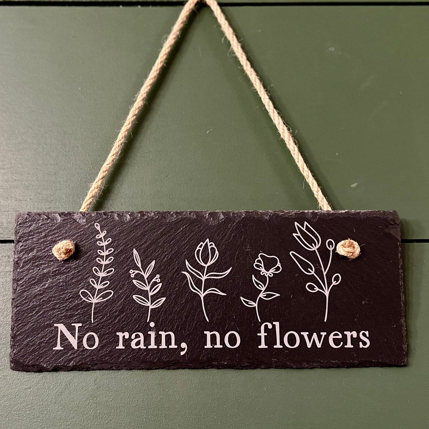 Slate Small Rectangle Signs