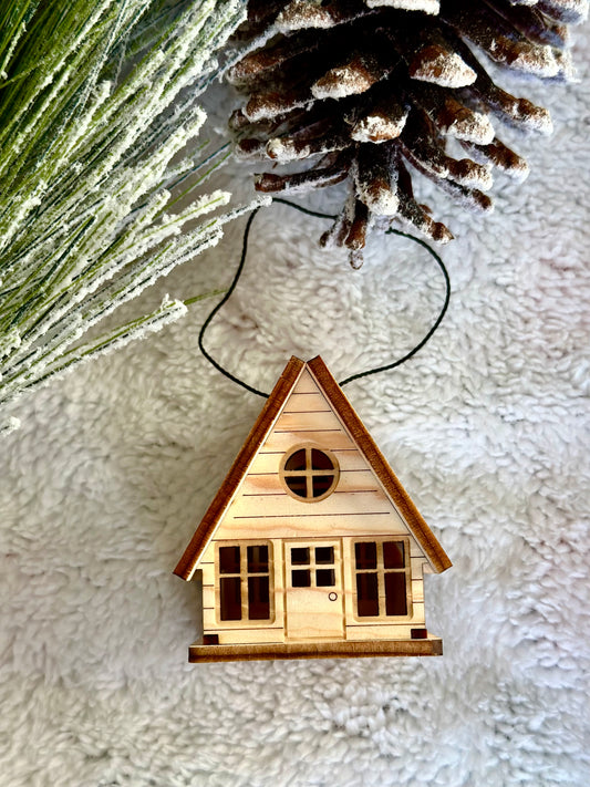 Cabin 3D Ornaments